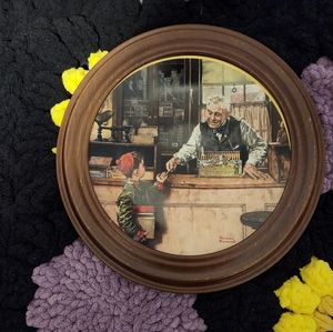 "Back To School" plate by Norman Rockwell